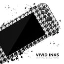 Black and White Houndstooth Pattern // Skin Decal Wrap Kit for Nintendo Switch Console & Dock, Joy-Cons, Pro Controller, Lite, 3DS XL, 2DS XL, DSi, or Wii - Vinyl Skin Wrap for Nintendo Switch 2, OLED, Lite, Pro Controller, Wii & Classic Handhelds