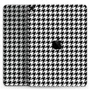 Black and White Houndstooth Pattern - Full Body Skin Decal for the Apple iPad Pro 12.9", 11", 10.5", 9.7", Air or Mini (All Models Available)