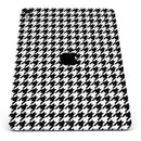 Black and White Houndstooth Pattern - Full Body Skin Decal for the Apple iPad Pro 12.9", 11", 10.5", 9.7", Air or Mini (All Models Available)