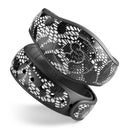 Black and White Lace Pattern V108 - Decal Skin Wrap Kit for the Disney Magic Band