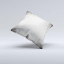 Black and White Scratched Texture ink-Fuzed Decorative Throw Pillow