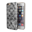 Black and White Watercolor Hearts iPhone 6/6s or 6/6s Plus 2-Piece Hybrid INK-Fuzed Case