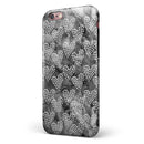 Black and White Watercolor Hearts iPhone 6/6s or 6/6s Plus 2-Piece Hybrid INK-Fuzed Case