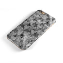 Black and White Watercolor Hearts iPhone 6/6s or 6/6s Plus 2-Piece Hybrid INK-Fuzed Case