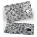 Black and White Watercolor Hearts - Premium Protective Decal Skin-Kit for the Apple Credit Card