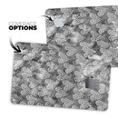 Black and White Watercolor Hearts - Premium Protective Decal Skin-Kit for the Apple Credit Card