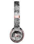 Black and White Watercolor Hearts Full-Body Skin Kit for the Beats by Dre Solo 3 Wireless Headphones