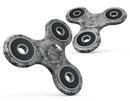 Black and White Watercolor Hearts Full-Body Fidget Spinner Skin-Kit