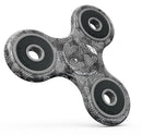 Black and White Watercolor Hearts Full-Body Fidget Spinner Skin-Kit