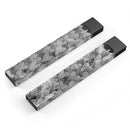 Black and White Watercolor Hearts - Premium Decal Protective Skin-Wrap Sticker compatible with the Juul Labs vaping device