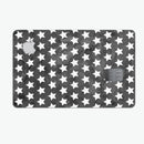 Black and White Watercolor Stars - Premium Protective Decal Skin-Kit for the Apple Credit Card