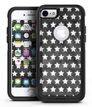 Black and White Watercolor Stars - iPhone 7 or 8 OtterBox Case & Skin Kits