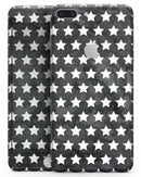 Black and White Watercolor Stars - Skin-kit for the iPhone 8 or 8 Plus