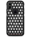 Black and White Watercolor Stars - iPhone X OtterBox Case & Skin Kits