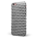 Black and White Watercolor Triangle Pattern iPhone 6/6s or 6/6s Plus 2-Piece Hybrid INK-Fuzed Case
