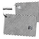 Black and White Watercolor Triangle Pattern - Premium Protective Decal Skin-Kit for the Apple Credit Card