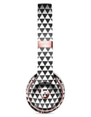 Black and White Watercolor Triangle Pattern Full-Body Skin Kit for the Beats by Dre Solo 3 Wireless Headphones