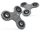 Black and White Watercolor Triangle Pattern Full-Body Fidget Spinner Skin-Kit