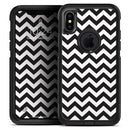 Black and White Zigzag Chevron Pattern - Skin Kit for the iPhone OtterBox Cases
