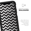 Black and White Zigzag Chevron Pattern - Skin Kit for the iPhone OtterBox Cases