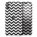 Black and White Zigzag Chevron Pattern  - Protective Skin Wrap & Decal – Compatible with iPhone SE to iPhone 17 Pro Max (All Models)