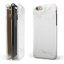 Bland Marble Surface with Gray  iPhone 6/6s or 6/6s Plus 2-Piece Hybrid INK-Fuzed Case