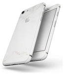 Bland Marble Surface with Gray  - Skin-kit for the iPhone 8 or 8 Plus