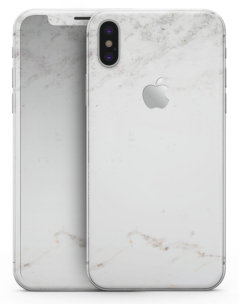 Bland Marble Surface with Gray  - iPhone X Skin-Kit