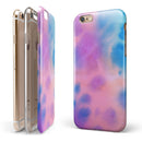 Blots 642 Absorbed Watercolor Texture iPhone 6/6s or 6/6s Plus 2-Piece Hybrid INK-Fuzed Case