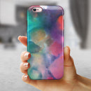 Blotted 534 Absorbed Watercolor Texture iPhone 6/6s or 6/6s Plus 2-Piece Hybrid INK-Fuzed Case
