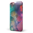 Blotted 534 Absorbed Watercolor Texture iPhone 6/6s or 6/6s Plus 2-Piece Hybrid INK-Fuzed Case