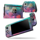 Blotted 534 Absorbed Watercolor Texture - Skin Wrap Decal for Nintendo Switch Lite Console & Dock - 3DS XL - 2DS - Pro - DSi - Wii - Joy-Con Gaming Controller