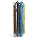 Blotted 64 Absorbed Watercolor Texture iPhone 6/6s or 6/6s Plus 2-Piece Hybrid INK-Fuzed Case
