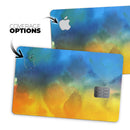 Blotted 64 Absorbed Watercolor Texture - Premium Protective Decal Skin-Kit for the Apple Credit Card