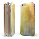 Blotted 672534 Absorbed Watercolor Texture iPhone 6/6s or 6/6s Plus 2-Piece Hybrid INK-Fuzed Case