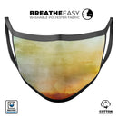 Blotted 672534 Absorbed Watercolor Texture - Made in USA Mouth Cover Unisex Anti-Dust Cotton Blend Reusable & Washable Face Mask with Adjustable Sizing for Adult or Child