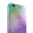 Blotted 6752 Absorbed Watercolor Texture iPhone 6/6s or 6/6s Plus 2-Piece Hybrid INK-Fuzed Case
