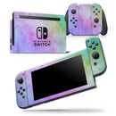 Blotted 6752 Absorbed Watercolor Texture - Skin Wrap Decal for Nintendo Switch Lite Console & Dock - 3DS XL - 2DS - Pro - DSi - Wii - Joy-Con Gaming Controller