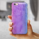 Blotted 6836432 Absorbed Watercolor Texture iPhone 6/6s or 6/6s Plus 2-Piece Hybrid INK-Fuzed Case