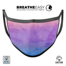 Blotted 6836432 Absorbed Watercolor Texture - Made in USA Mouth Cover Unisex Anti-Dust Cotton Blend Reusable & Washable Face Mask with Adjustable Sizing for Adult or Child