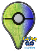 Blotted Blue 73 Absorbed Watercolor Texture Pokémon GO Plus Vinyl Protective Decal Skin Kit