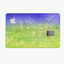Blotted Blue 73 Absorbed Watercolor Texture - Premium Protective Decal Skin-Kit for the Apple Credit Card