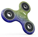 Blotted Blue 73 Absorbed Watercolor Texture Full-Body Fidget Spinner Skin-Kit