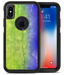 Blotted Blue 73 Absorbed Watercolor Texture - iPhone X OtterBox Case & Skin Kits