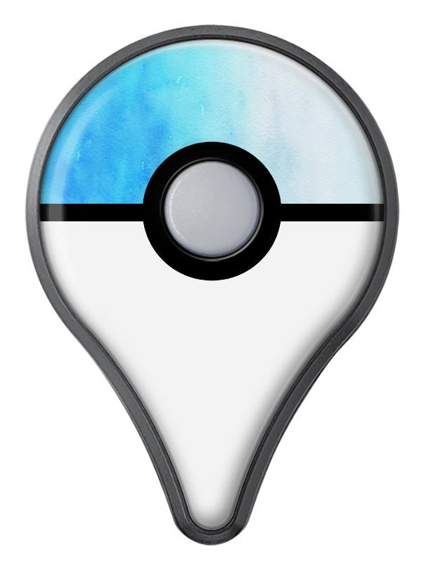 Blotted Blues Absorbed Watercolor Texture Pokémon GO Plus Vinyl Protective Decal Skin Kit