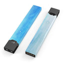 Blotted Blues Absorbed Watercolor Texture - Premium Decal Protective Skin-Wrap Sticker compatible with the Juul Labs vaping device