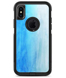 Blotted Blues Absorbed Watercolor Texture - iPhone X OtterBox Case & Skin Kits