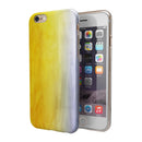 Blotted Gold 42 Absorbed Watercolor Texture iPhone 6/6s or 6/6s Plus 2-Piece Hybrid INK-Fuzed Case