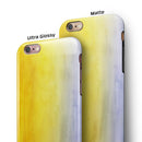 Blotted Gold 42 Absorbed Watercolor Texture iPhone 6/6s or 6/6s Plus 2-Piece Hybrid INK-Fuzed Case