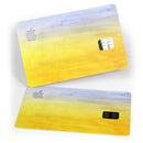 Blotted Gold 42 Absorbed Watercolor Texture - Premium Protective Decal Skin-Kit for the Apple Credit Card